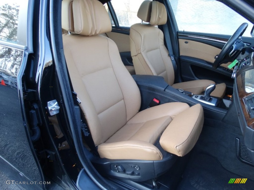Natural Brown Interior 2010 BMW 5 Series 550i Sedan Photo #102171686