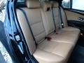 2010 BMW 5 Series Natural Brown Interior Rear Seat Photo