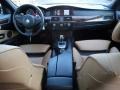 2010 BMW 5 Series Natural Brown Interior Dashboard Photo