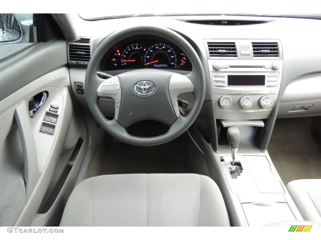 2010 Toyota Camry LE Ash Gray Dashboard Photo #102172172