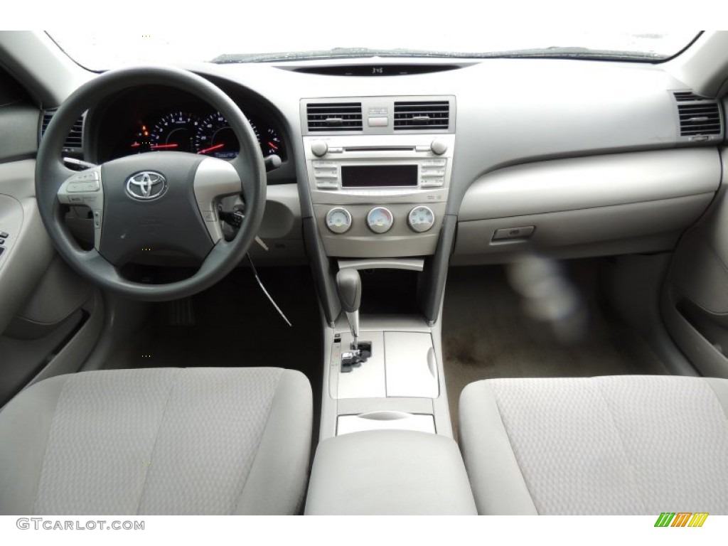 2010 Toyota Camry LE Ash Gray Dashboard Photo #102172259