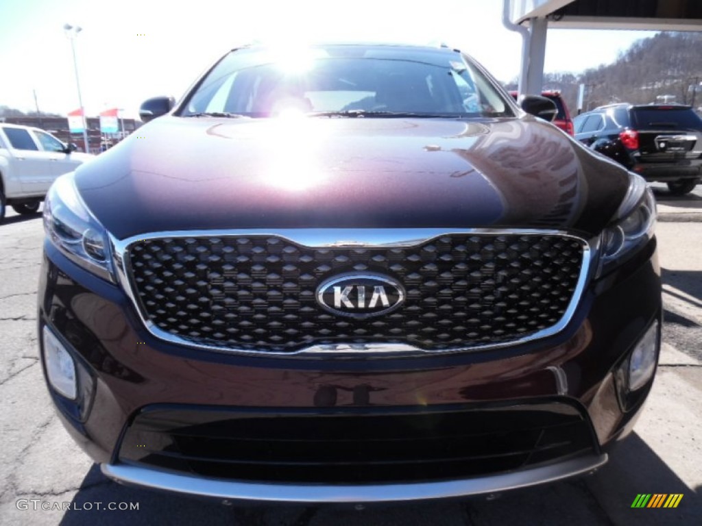 Dark Cherry 2016 Kia Sorento SX V6 AWD Exterior Photo #102172352