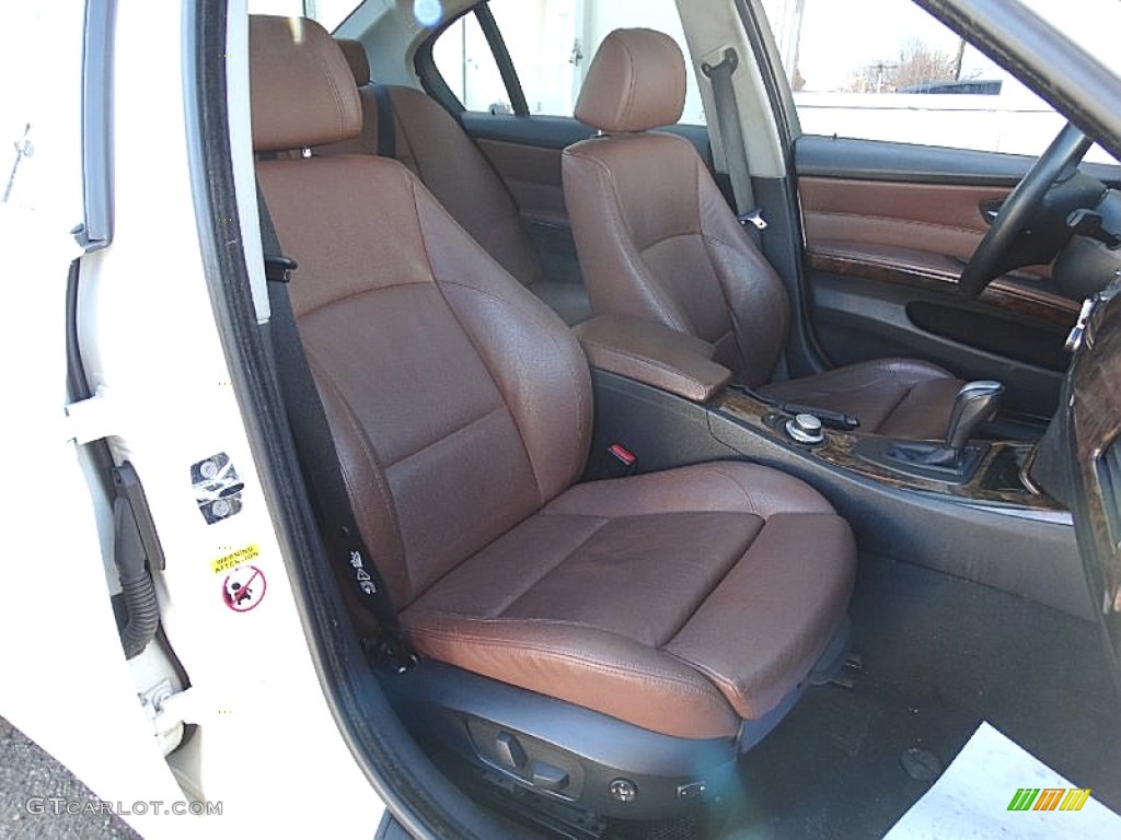 Terra/Black Dakota Leather Interior 2007 BMW 3 Series 328xi Sedan Photo #102172457