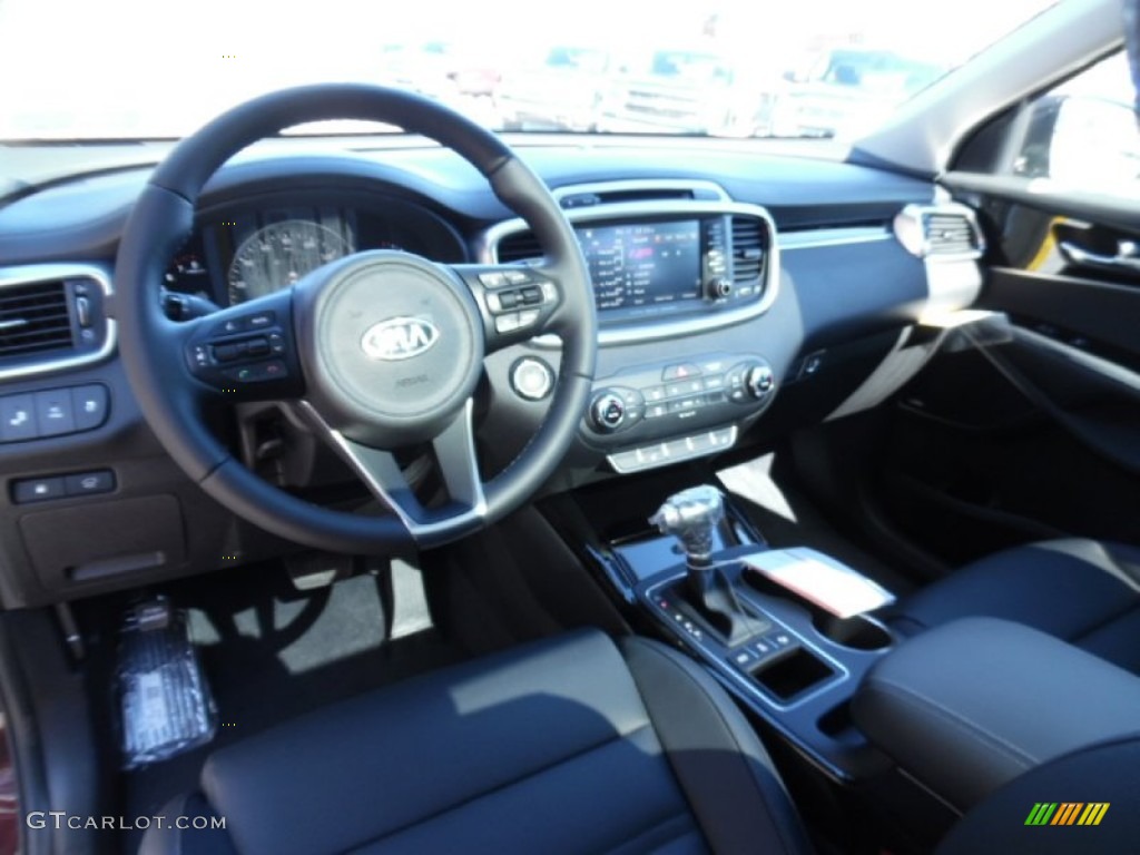 Premium Black Interior 2016 Kia Sorento SX V6 AWD Photo #102172613