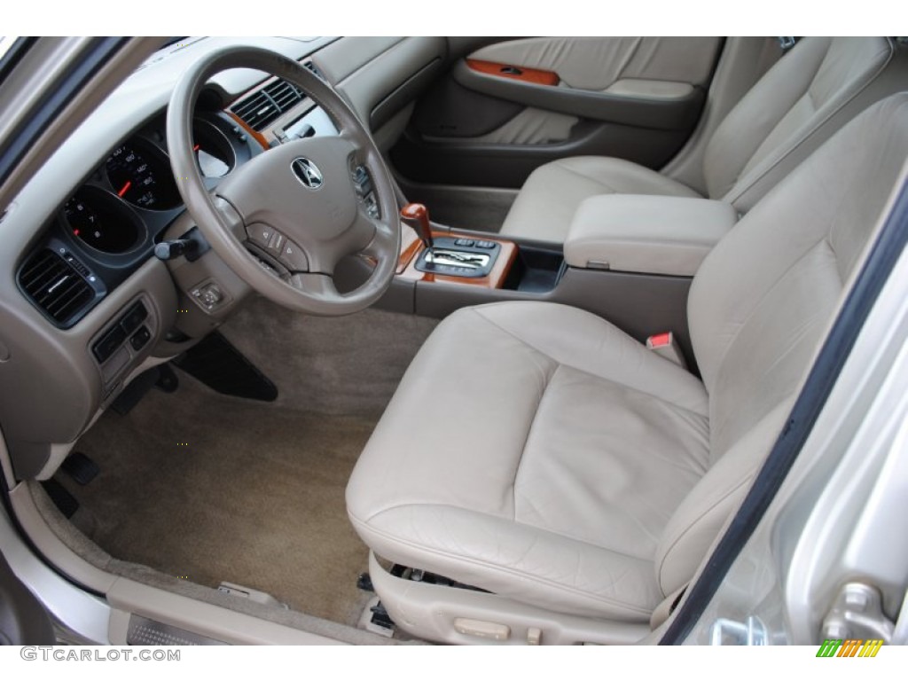 Parchment Interior 2004 Acura RL 3.5 Photo #102172616