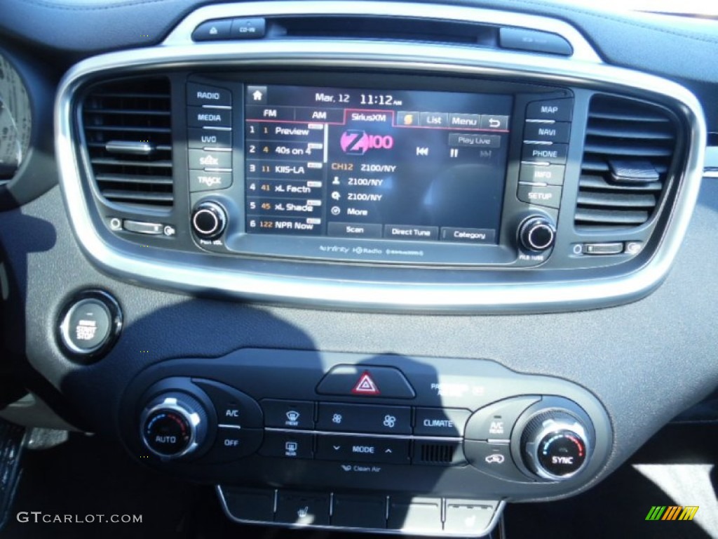 2016 Kia Sorento SX V6 AWD Controls Photo #102172750