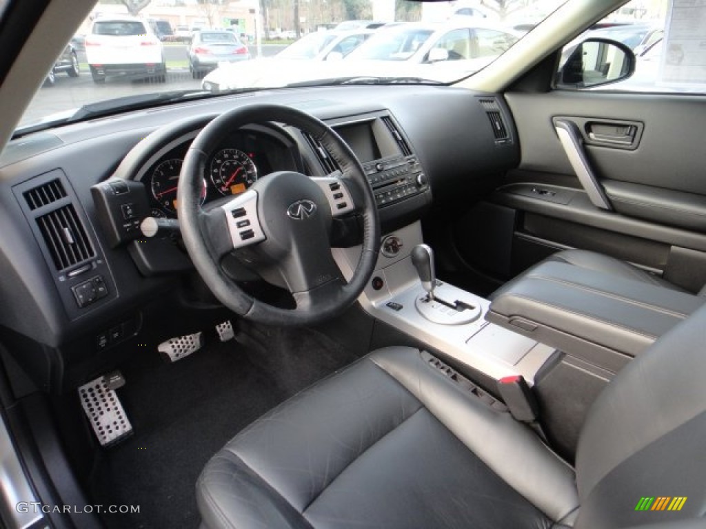 Graphite Black Interior 2003 Infiniti FX 45 AWD Photo #102173108