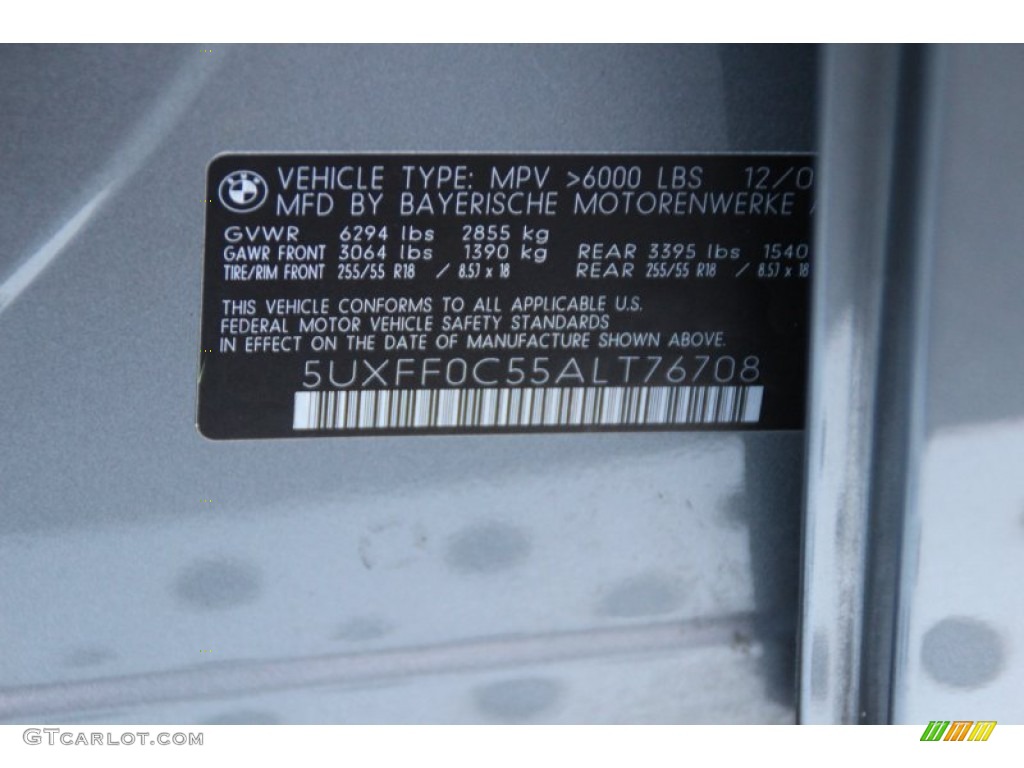 2010 X5 xDrive35d - Space Grey Metallic / Saddle Brown photo #35