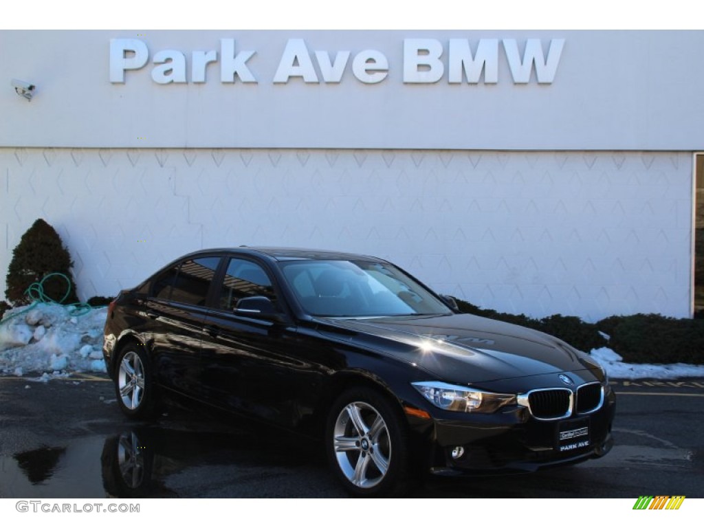 2014 3 Series 328i xDrive Sedan - Jet Black / Black photo #1