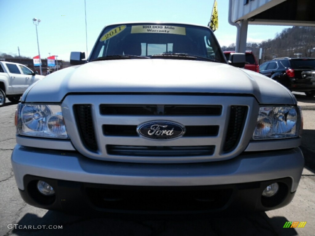 2011 Ranger Sport SuperCab 4x4 - Silver Metallic / Medium Dark Flint photo #3