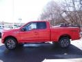 2015 Race Red Ford F150 XLT SuperCab 4x4  photo #5