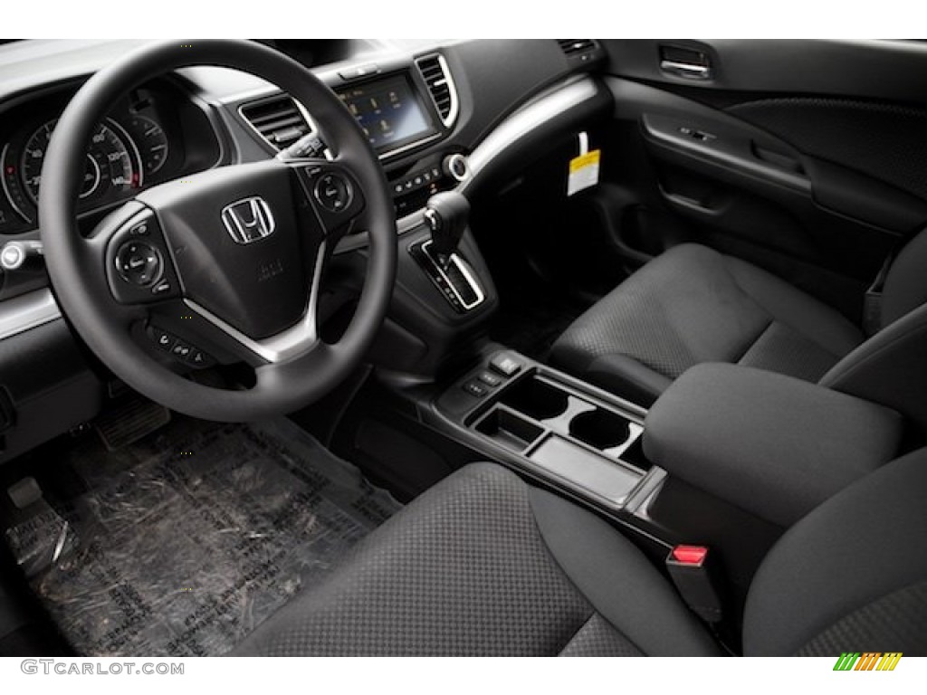 Black Interior 2015 Honda CR-V EX Photo #102176183