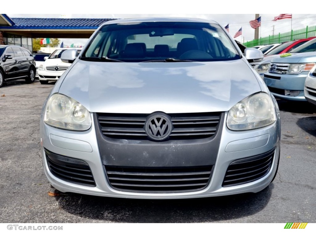 2007 Jetta Wolfsburg Edition Sedan - Reflex Silver Metallic / Anthracite photo #2