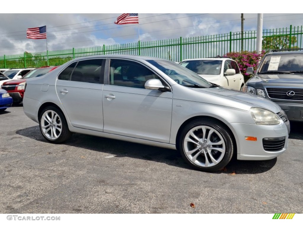 2007 Jetta Wolfsburg Edition Sedan - Reflex Silver Metallic / Anthracite photo #5