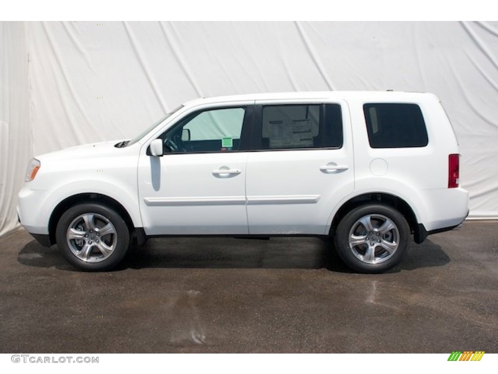 2015 Pilot EX-L - Taffeta White / Gray photo #4