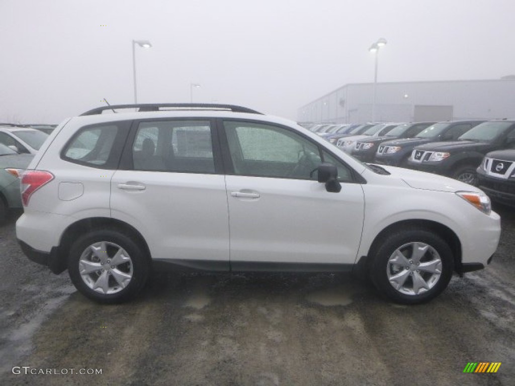 2015 Forester 2.5i - Satin White Pearl / Gray photo #2