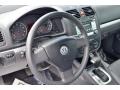 Anthracite 2007 Volkswagen Jetta Wolfsburg Edition Sedan Steering Wheel