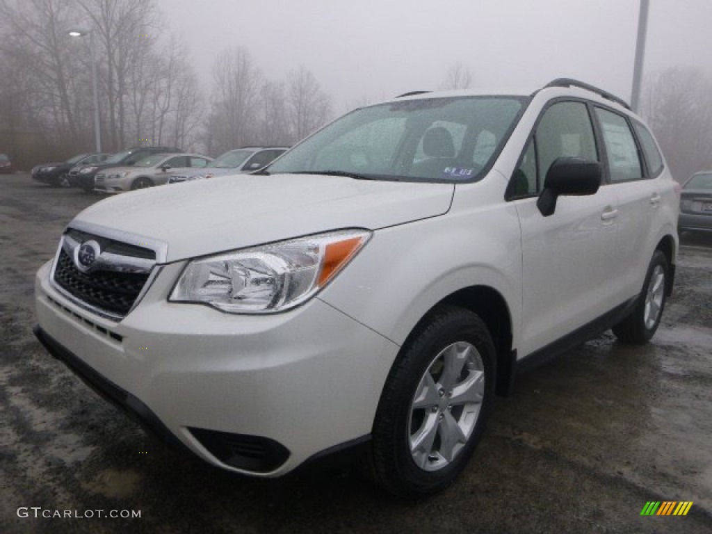 Satin White Pearl 2015 Subaru Forester 2.5i Exterior Photo #102177284