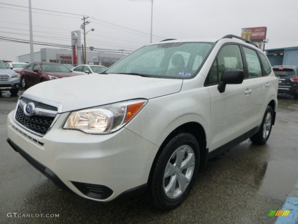 Satin White Pearl 2015 Subaru Forester 2.5i Exterior Photo #102177770