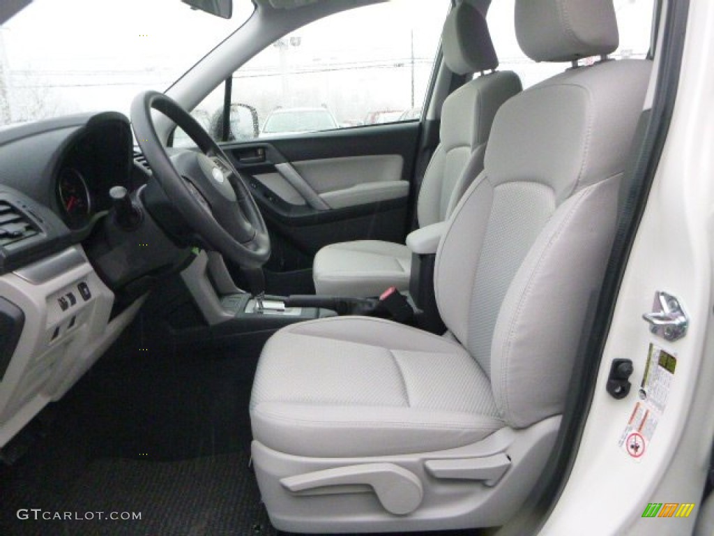 2015 Forester 2.5i - Satin White Pearl / Gray photo #13