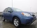 2015 Quartz Blue Pearl Subaru Forester 2.5i Premium  photo #1