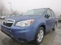 2015 Quartz Blue Pearl Subaru Forester 2.5i Premium  photo #8