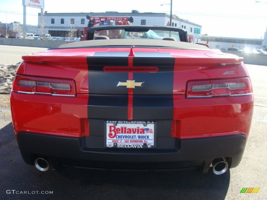 2015 Camaro SS/RS Convertible - Red Hot / Black photo #6