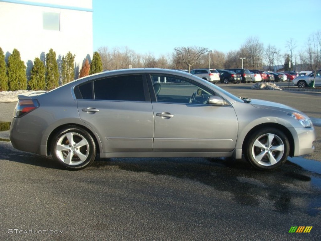 2009 Altima 3.5 SE - Precision Gray Metallic / Charcoal photo #8