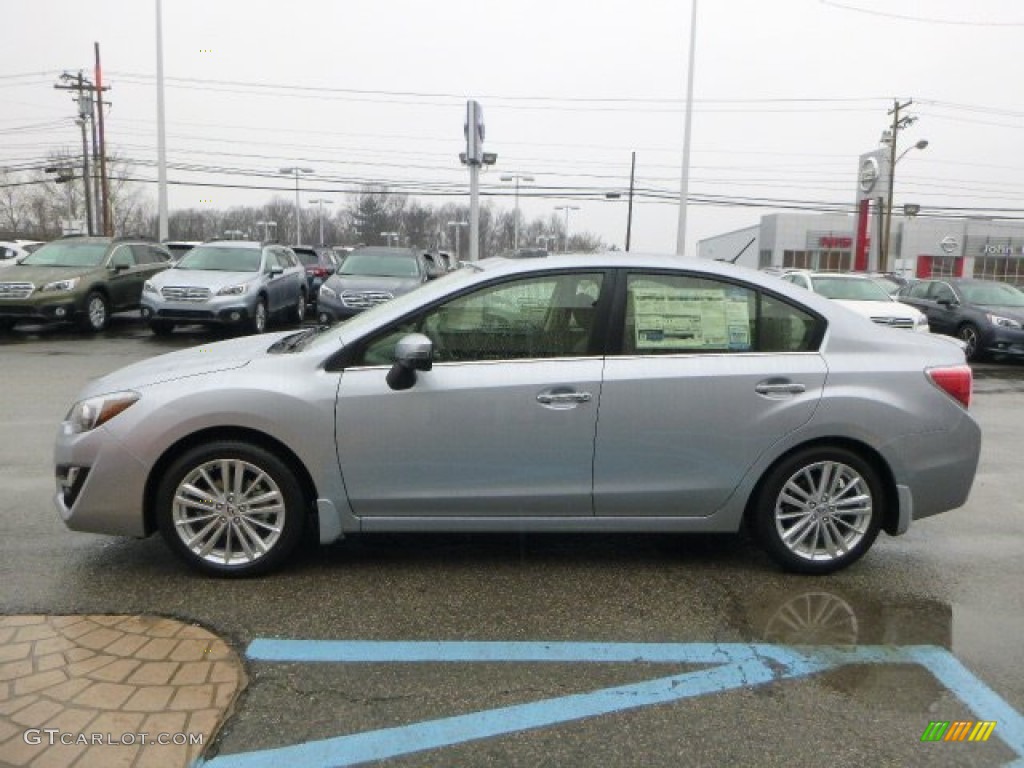 Ice Silver Metallic 2015 Subaru Impreza 2.0i Limited 4 Door Exterior Photo #102180266