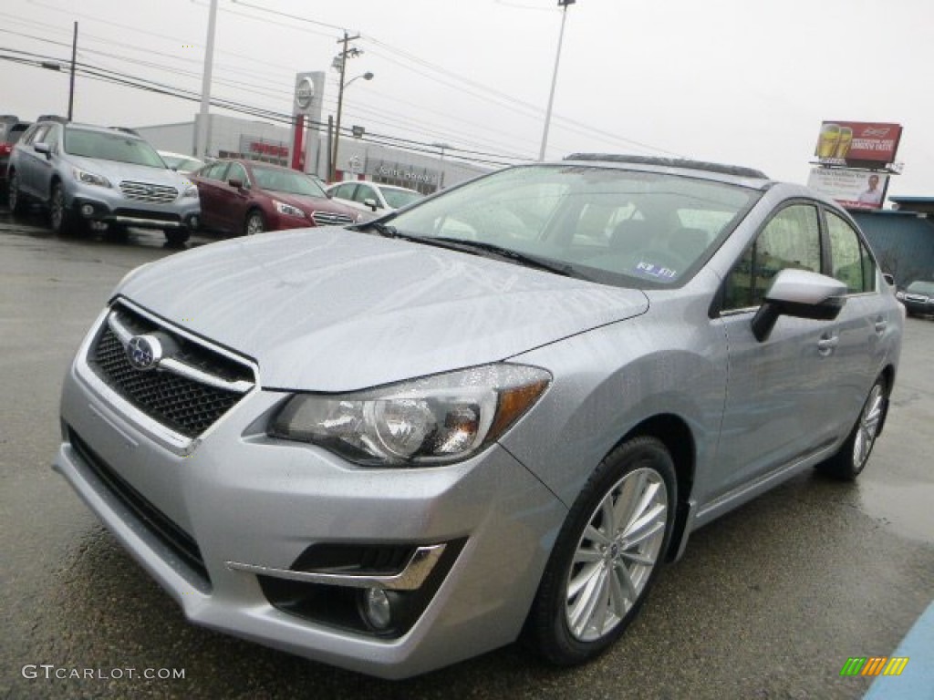 Ice Silver Metallic 2015 Subaru Impreza 2.0i Limited 4 Door Exterior Photo #102180314