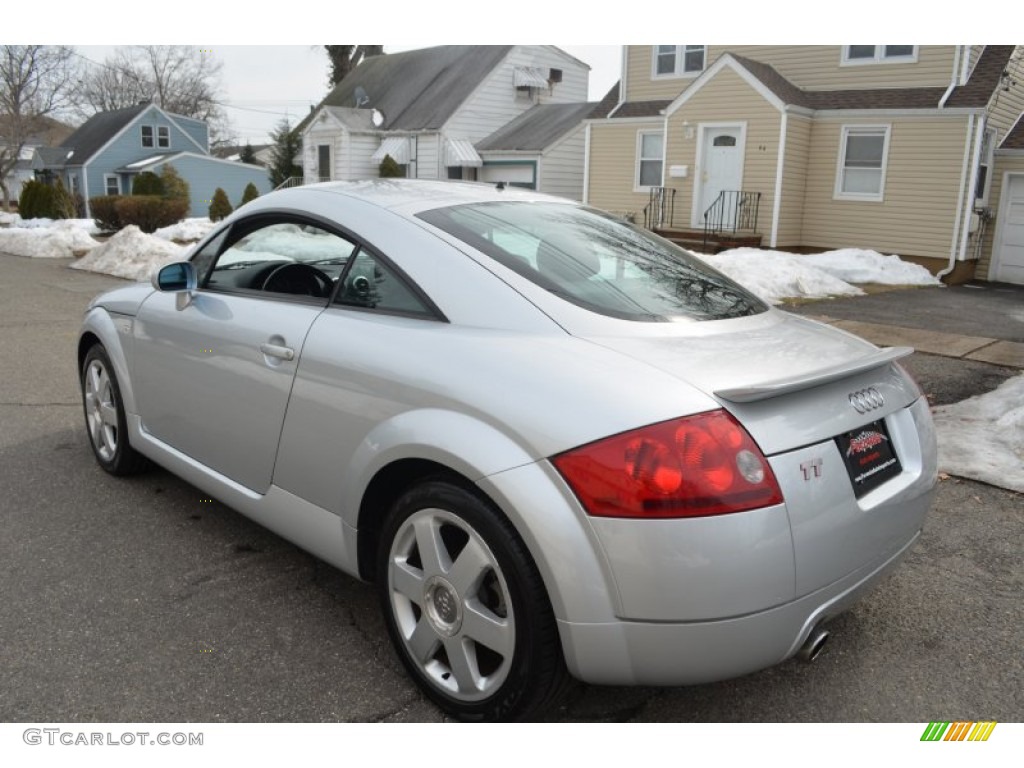 2001 TT 1.8T quattro Coupe - Lake Silver Metallic / Ebony Black photo #7