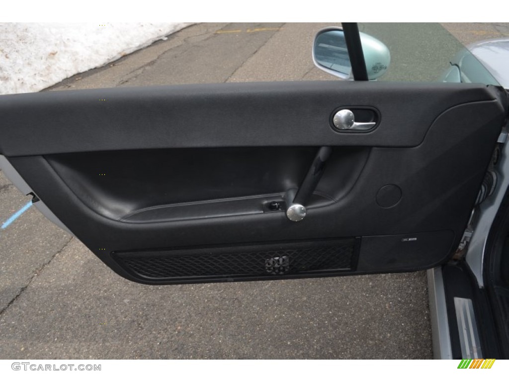 2001 Audi TT 1.8T quattro Coupe Ebony Black Door Panel Photo #102180509