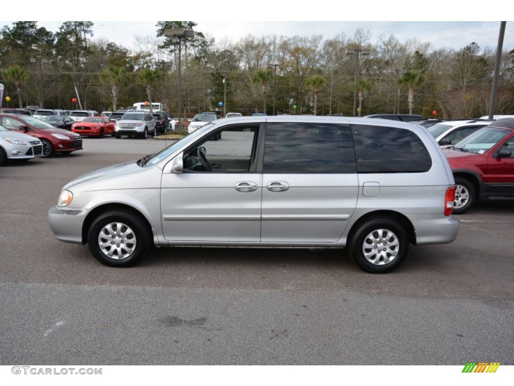 Diamond Silver Metallic 2005 Kia Sedona LX Exterior Photo #102181487