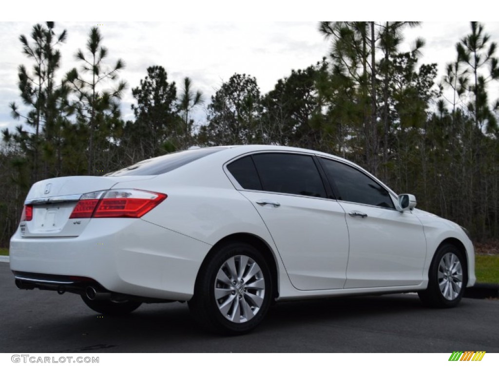 White Orchid Pearl 2013 Honda Accord EX-L V6 Sedan Exterior Photo #102181733