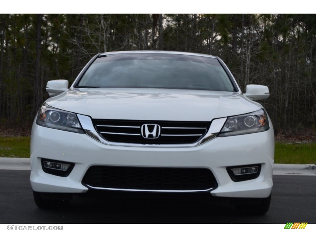 White Orchid Pearl 2013 Honda Accord EX-L V6 Sedan Exterior Photo #102181868