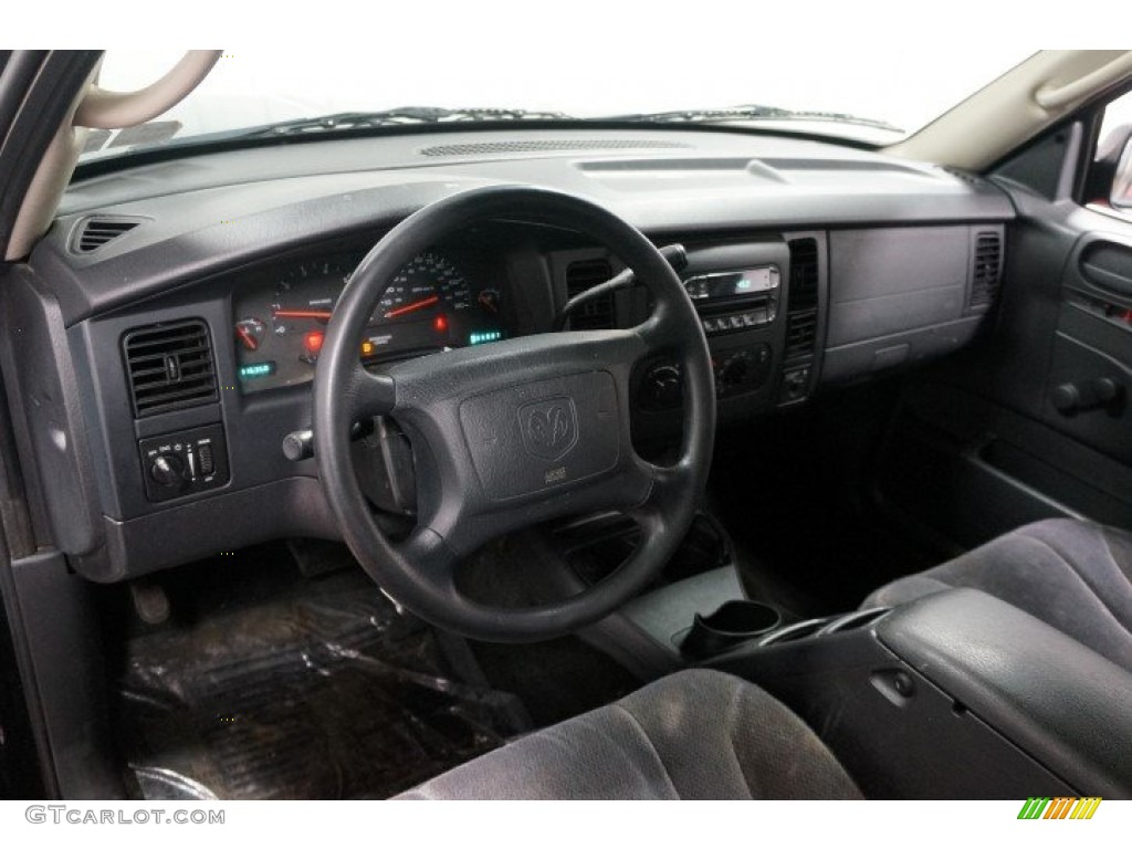 Dark Slate Gray Interior 2003 Dodge Dakota Regular Cab 4x4 Photo #102181895