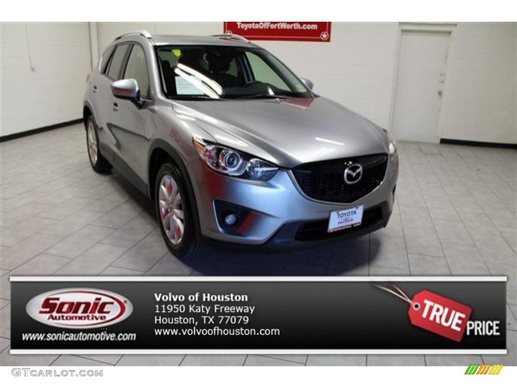 2014 CX-5 Grand Touring - Liquid Silver Metallic / Black photo #1