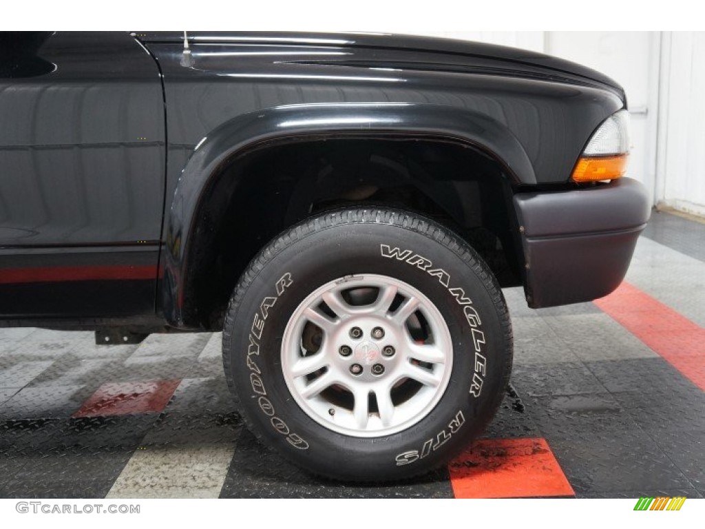 2003 Dakota Regular Cab 4x4 - Black / Dark Slate Gray photo #37