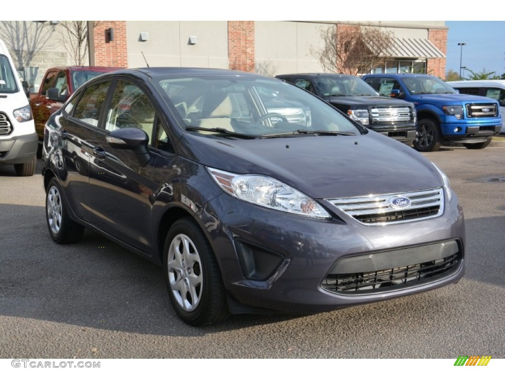 Violet Gray Ford Fiesta