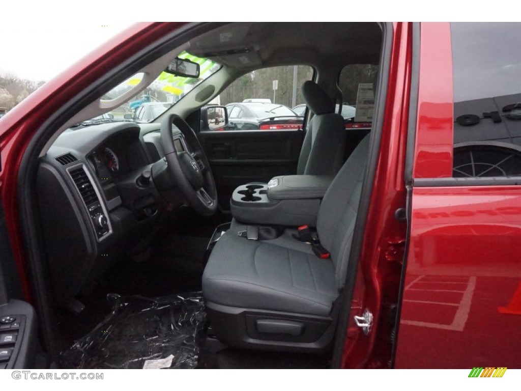 Black/Diesel Gray Interior 2015 Ram 1500 Express Crew Cab Photo #102182531