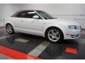 Ibis White - A4 2.0T quattro Cabriolet Photo No. 6