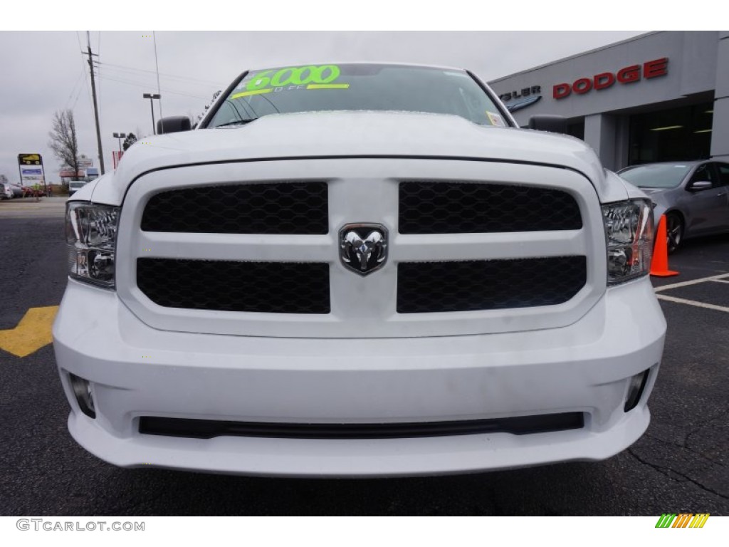 2015 1500 Express Crew Cab 4x4 - Bright White / Black/Diesel Gray photo #2