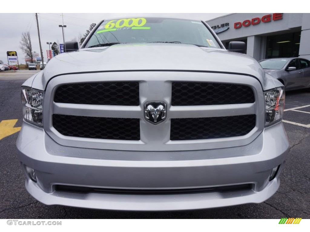 2015 1500 Express Crew Cab - Bright Silver Metallic / Black/Diesel Gray photo #2
