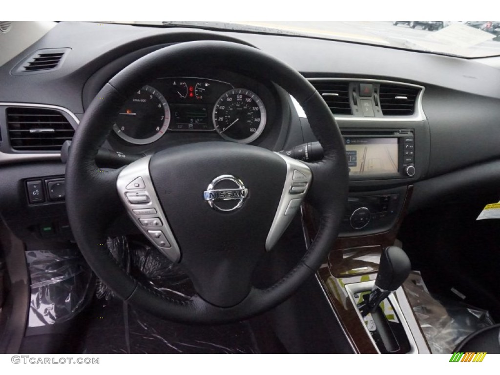 2015 Sentra SL - Titanium / Charcoal photo #10