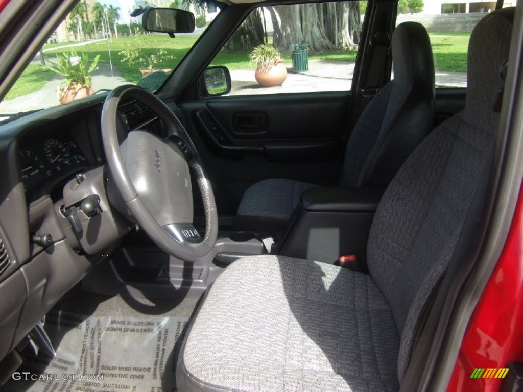 2001 Cherokee Sport - Flame Red / Agate photo #7