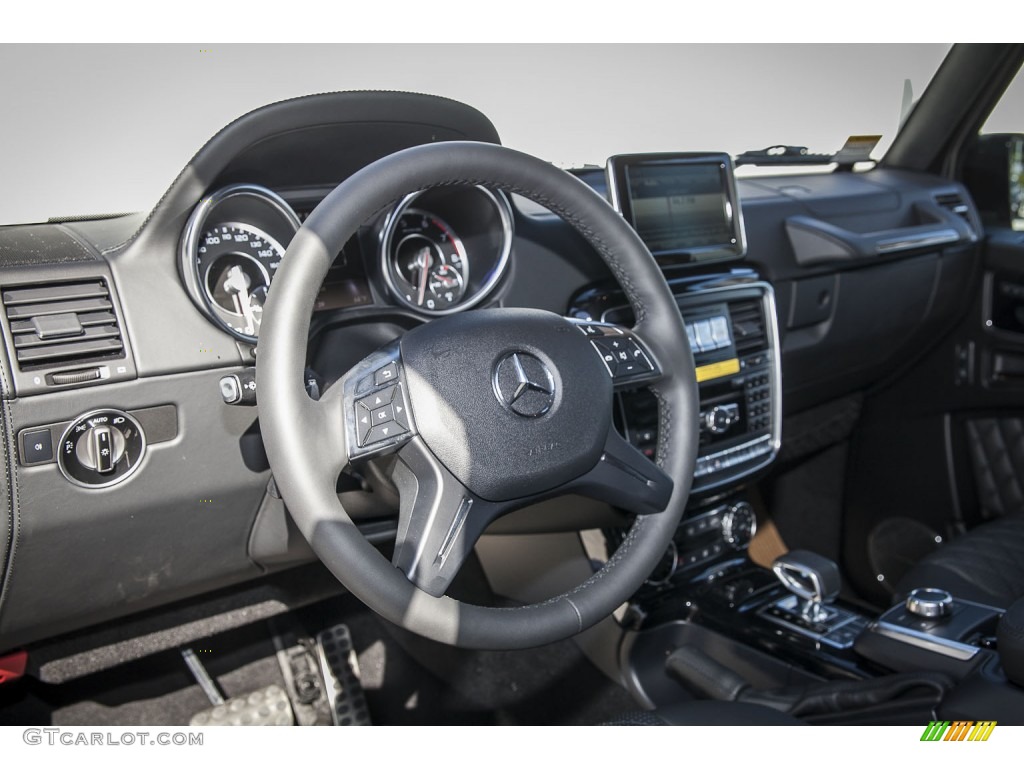 2015 Mercedes-Benz G 63 AMG Black Dashboard Photo #102187040
