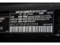 040: Black 2015 Mercedes-Benz G 63 AMG Color Code