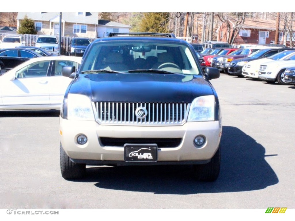 2004 Mountaineer V8 AWD - Black Clearcoat / Medium Dark Parchment photo #2