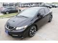 2013 Crystal Black Pearl Honda Civic Si Sedan  photo #3