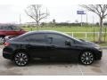 2013 Crystal Black Pearl Honda Civic Si Sedan  photo #8